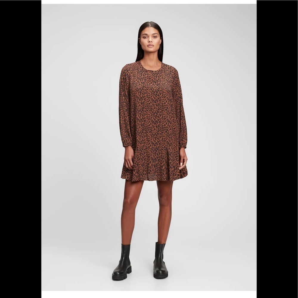 Gap LENZING ECOVERO Flounce Hem Dress